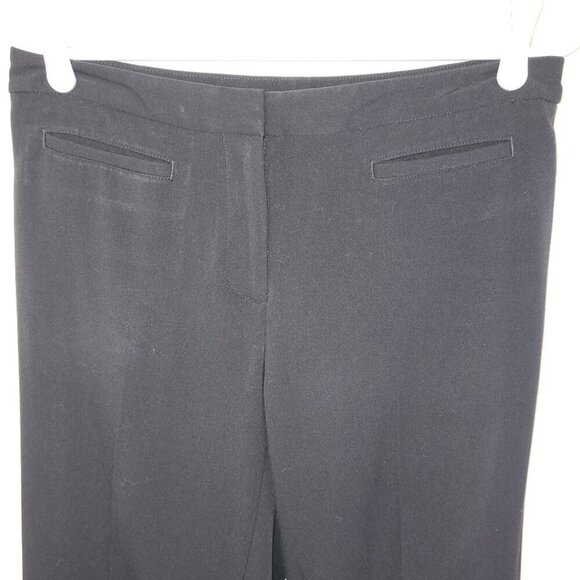 Liz Claiborne Audra Classic Dress Pants Black Mid Rise Straight Leg Women's SZ 8 - Picture 3 of 12